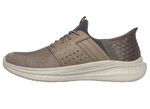 SKECHERS pantoffels met voorgevormde instaphielplaat TAUPE-GRIJS