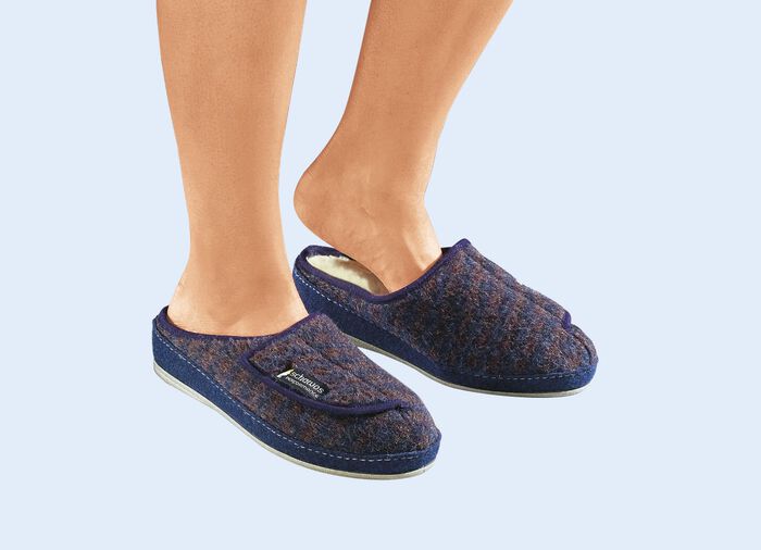 Loden klimaatpantoffelserie van Schawos 