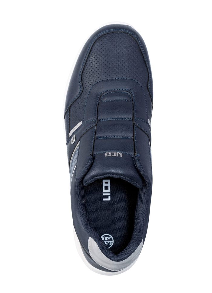 Slippers van synthetisch materiaal met inzetstukken van textiel 