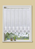 Korte blind met golvende rand 