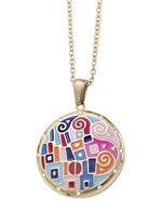 Hanger met moza&iuml;ekpatroon en ankerketting 