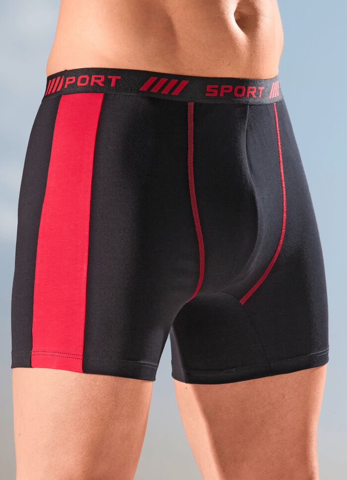 Set van vier broeken met elastische tailleband 