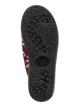 Set van 2 pantoffels van fluweelzacht, bedrukt textielmateriaal 