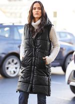 Leren gewatteerde jas 2-in-1 van &ldquo;Jilani&rdquo; 