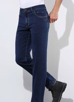 Jeans "Francesco Botti" in 3 kleuren DONKERBLAUW