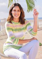 Truien met decoratieve kleurverlopen 