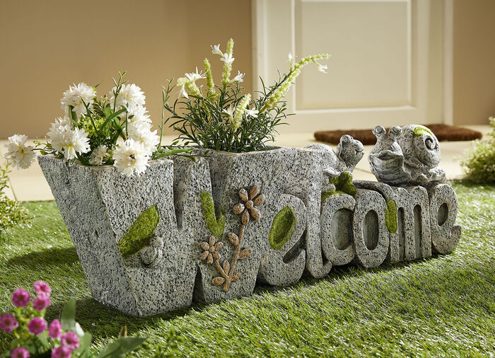 Welkom plantenpot 