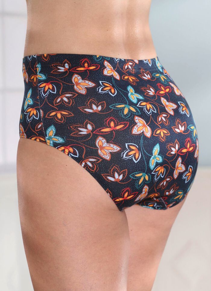 verpakking van vier slips met digitale print 