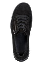 ELENA EDEN, comfortabele dames veterschoenen, breedte H, met uitneembaar voetbed ZWART