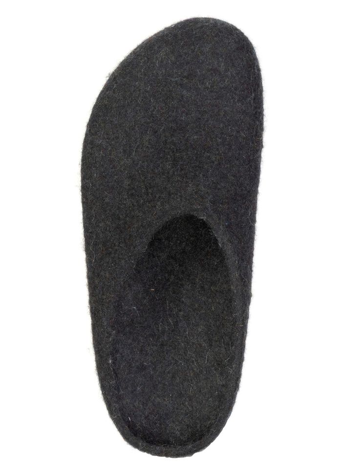 Elegante damespantoffels, breedte G, van scheerwol, naadloos met de hand gevilt 