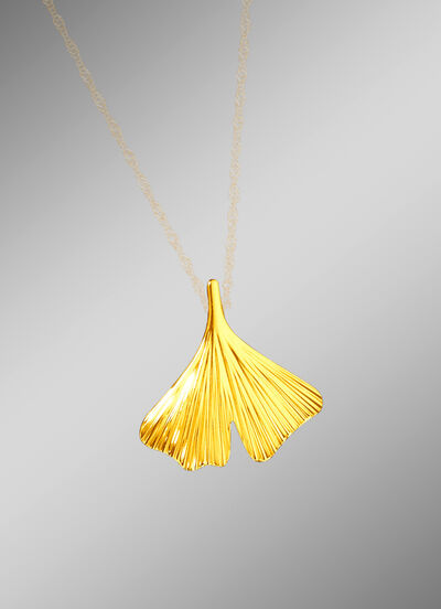 Hanger met ginkgoblad 