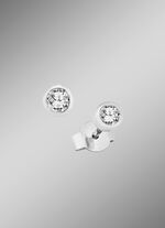 Solitaire oorknopjes met diamanten 