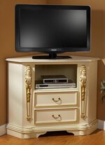 Italiaanse commodeserie met ingelegde vrouwenbeelden 