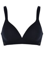 Naturana-bh met zacht gevoerde cups ZWART