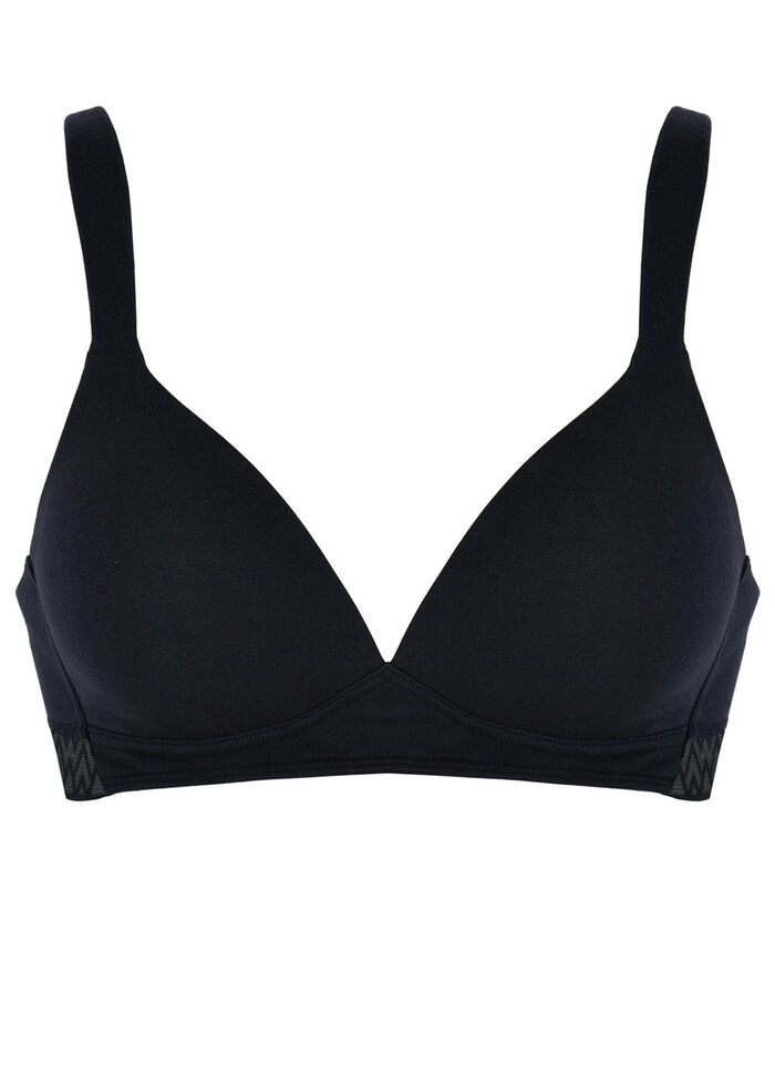 Naturana-bh met zacht gevoerde cups ZWART