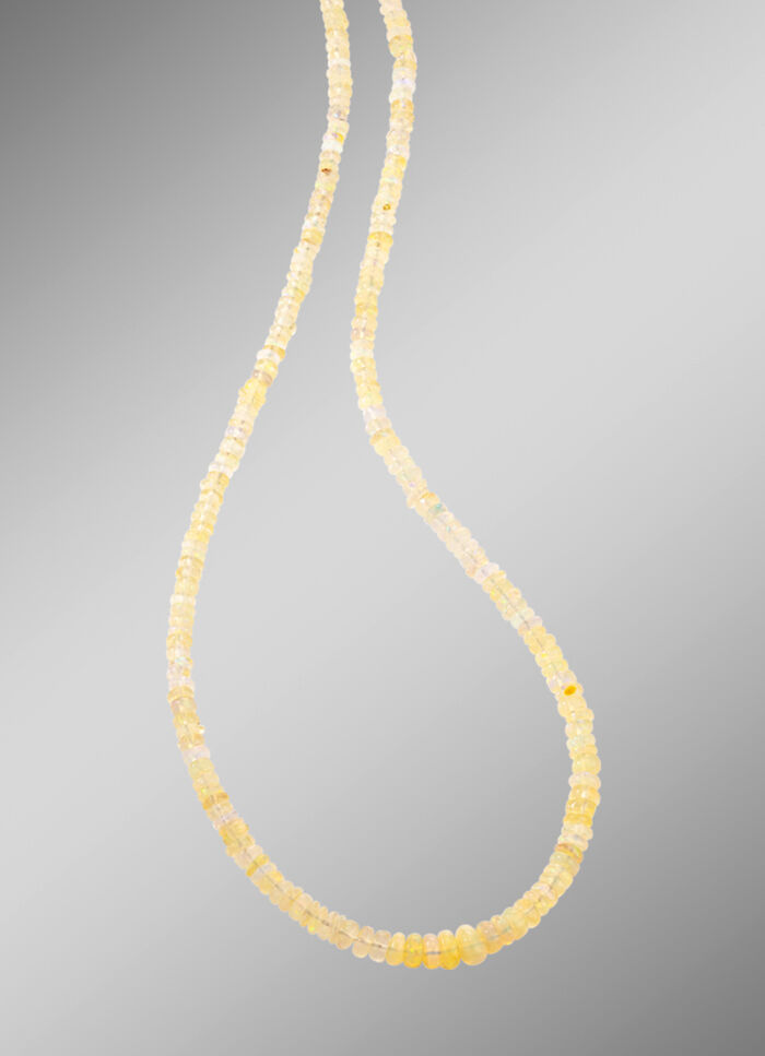 Kristallen opaal ketting 