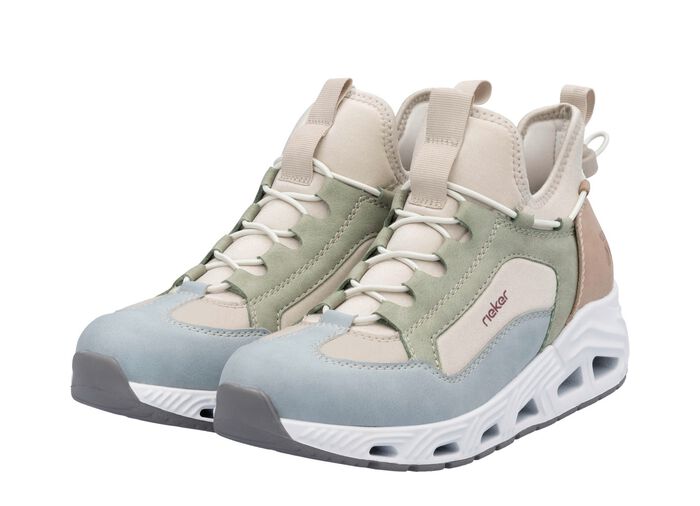 Rieker, stijlvolle dameslaarzen, breedte G, met uitneembaar voetbed 