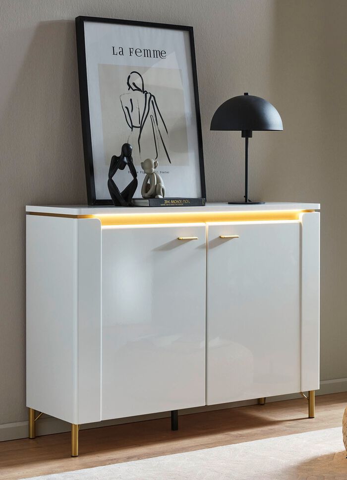 Ladekast met ledverlichting en softclose 