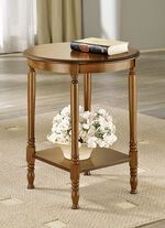 Bijzettafel met gedraaide poten EIKEN ROBUUST