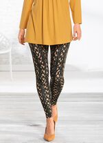 Legging met briljant gekleurde inkjetprint 