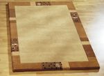 Handgetufte bruggen, vloerkleden en bedrokken BEIGE