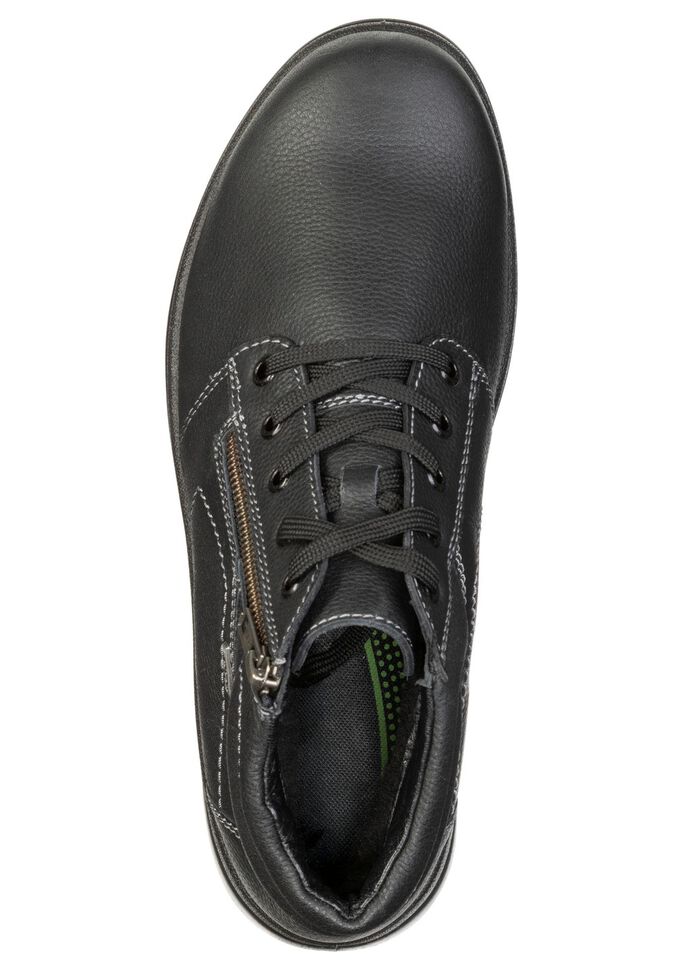 GINO GALANTE, gevoerde herenlaarzen, winterschoenen, breedte H, met rits 