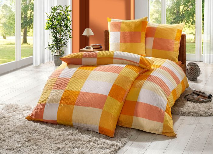 Microvezel seersucker beddengoedset 