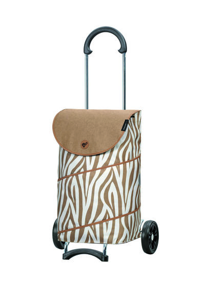Shopper gemaakt van verchroomd stalen frame 
