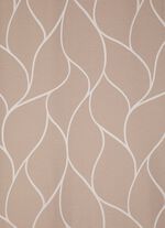 Gordijn met een prachtig golfmotief BRUIN