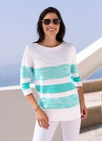 Trui in een mix van patronen 