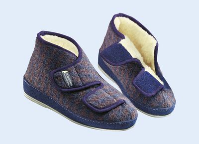 Loden klimaatpantoffelserie van Schawos 