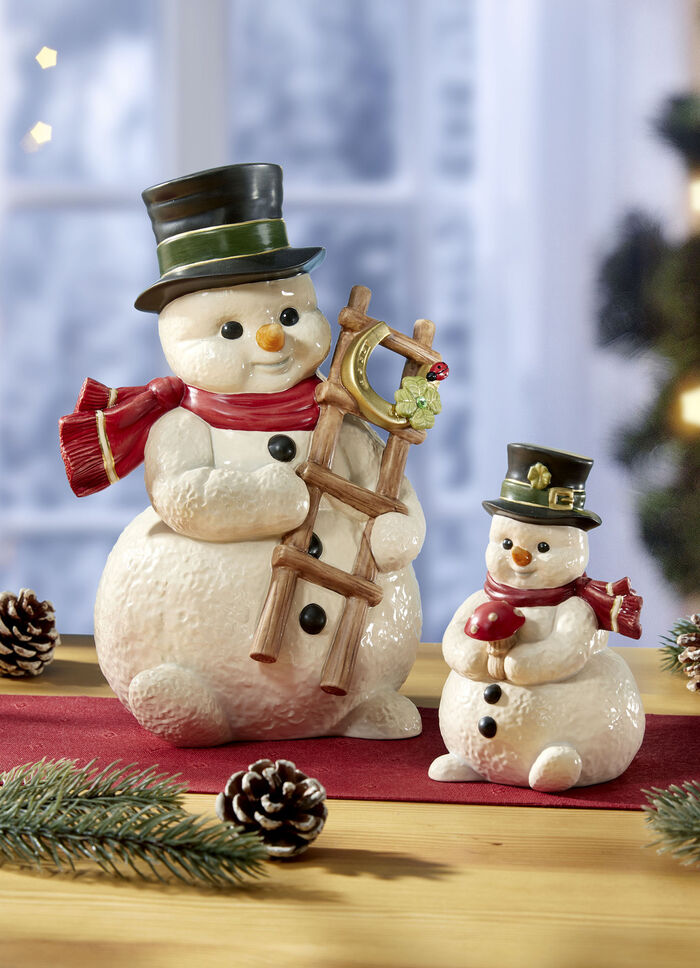 Handgemaakte sneeuwpop van Goebel 