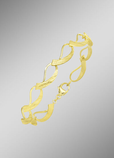 Vergulde zilveren armband 