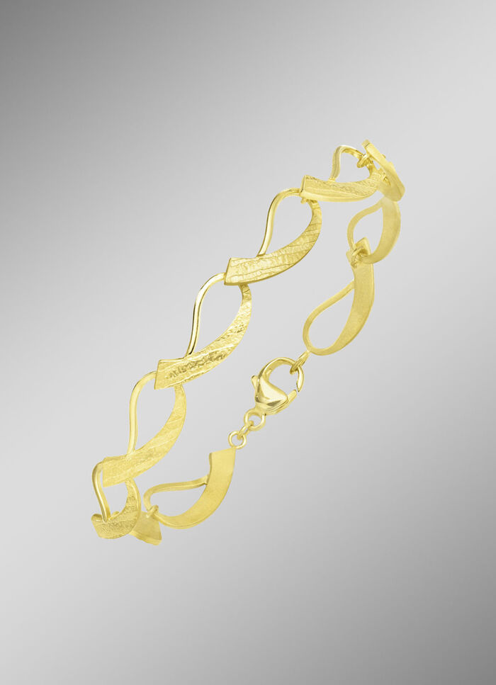 Vergulde zilveren armband 