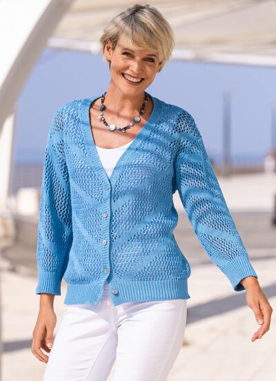 Vest met Ajour-motief 