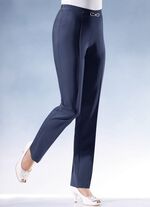 Broek met modieuze smalle enkel MARINE