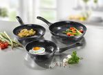 Pannenset met hoogwaardige antiaanbak keramische coating 