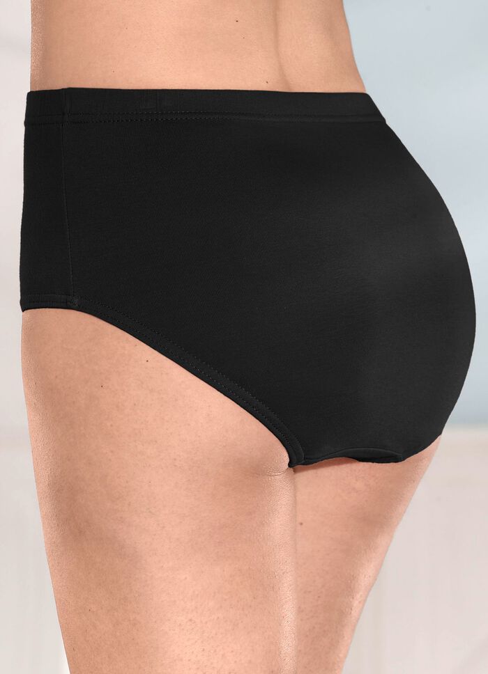 Vijfpack slips met elastische tailleband 