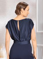 Jumpsuit met strikceintuur 