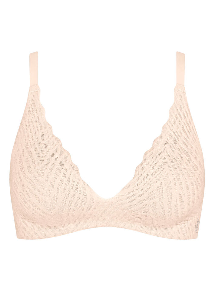 sloggi ZERO Feel push-up bh met elastische kant Delicate Abrikoos