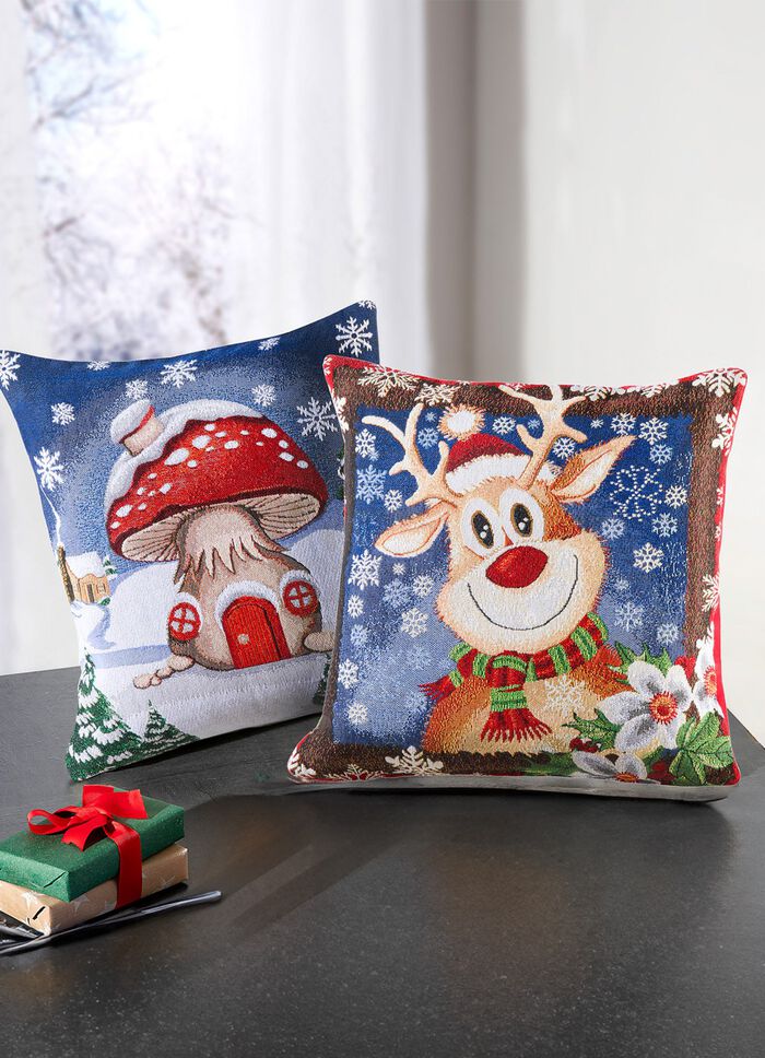 Kussenhoezen met tapijt in een set van 2 