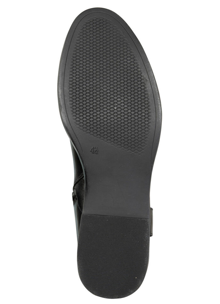 ELENA EDEN, trendy dameslaarzen, winterschoenen, breedte G, met rits ZWART