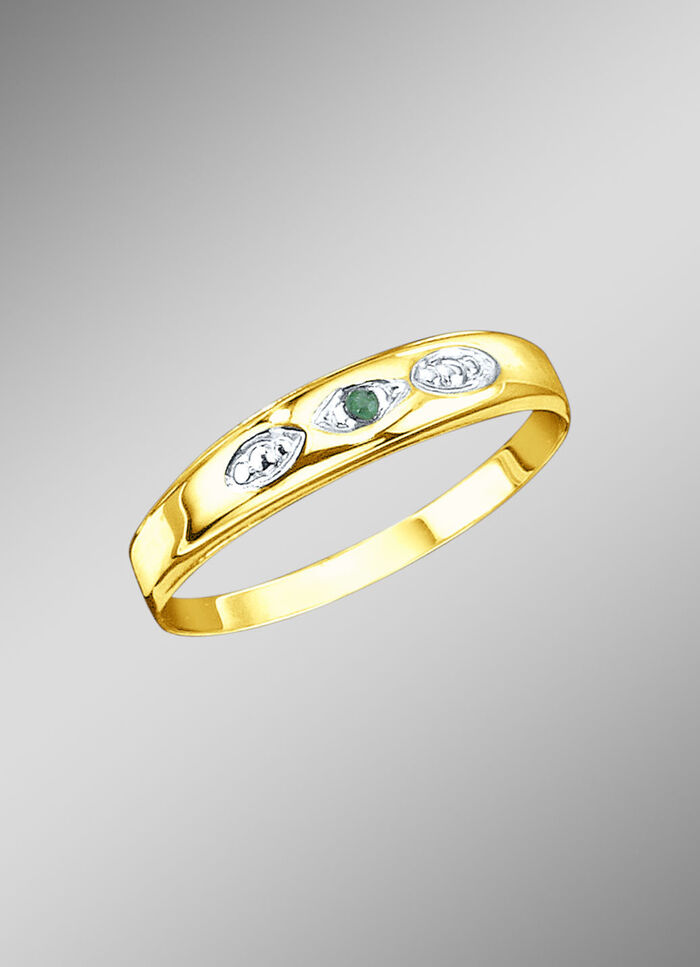 Damesring met smaragd 