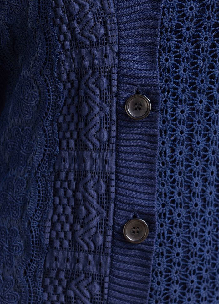 vest in materiaalmix 