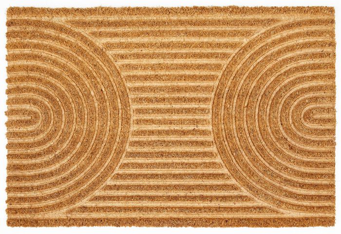Kokosnoot deurmat gemaakt van echte kokosvezels 