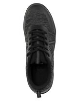 Blotevoetenschoen van textielmateriaal met synthetische afwerking ZWART-GRIJS