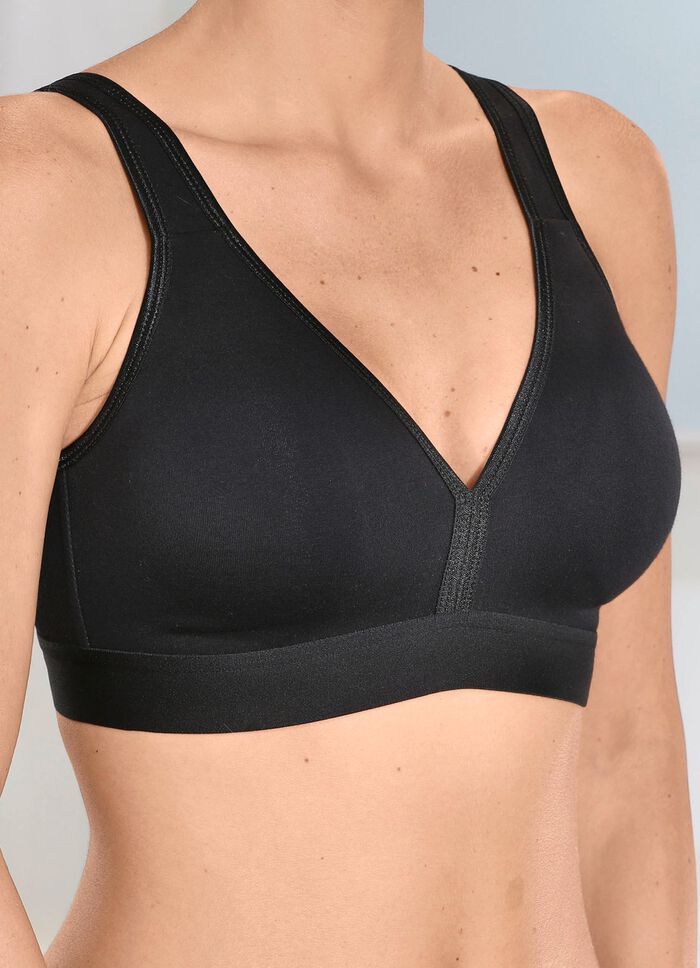 Set van twee Naturana-bh's met voorgevormde cups 