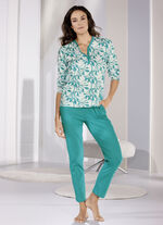 Twee-pack pyjama's met knoopjes aan de voorkant 