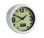 Lichtgevende wekker met digitale weergave van de kamertemperatuur 