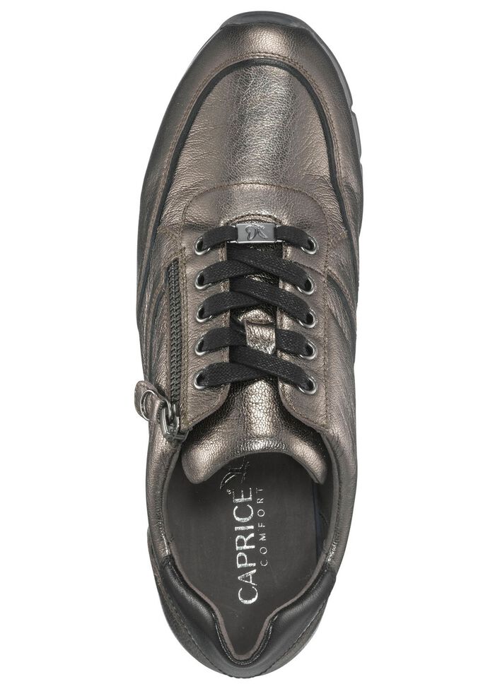 Caprice veterschoen met praktische ritssluiting aan de zijkant 